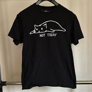 Not Today Cat T-shirt